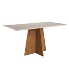 Mesa De Jantar Retangular Griss 1,60x80 Com 6 Cadeiras Sicili