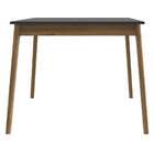 Mesa De Jantar Retangular Happy Preta E Garapa 160 Cm