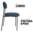 Mesa De Jantar Retangular Industrial 4 Cadeiras Indy/milli F0