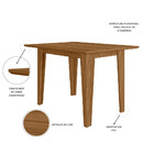 Mesa De Jantar Retangular Kate Carvalho