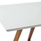Mesa De Jantar Retangular Kindon Iii Off White E Castanho 160