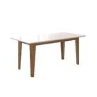 Mesa De Jantar Retangular Liz Carvalho E Off White