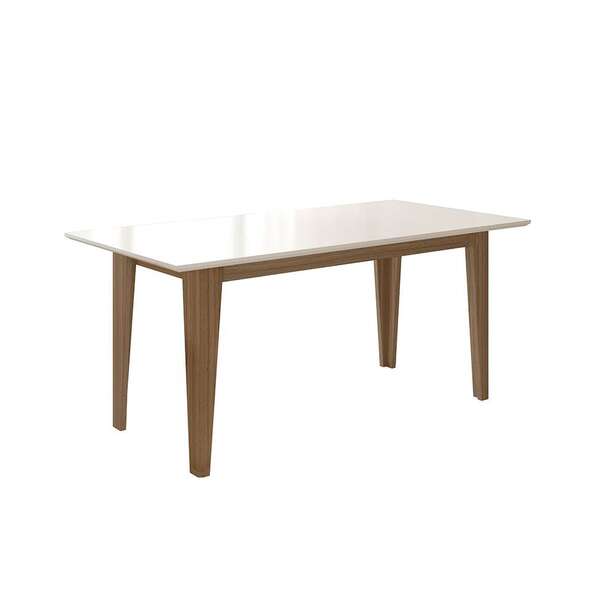 Mesa De Jantar Retangular Liz Carvalho E Off White