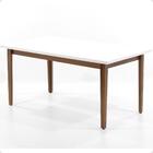 Mesa De Jantar Retangular Luiza 160x90cm - Branco