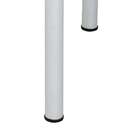 Mesa De Jantar Retangular Palma Cromada 107 Cm