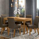 Mesa De Jantar Retangular Para 6 Cadeiras 140cm Henn Chan Nat