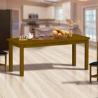 Mesa De Jantar Retangular Para 8 Lugares Madeira Maciça Safir