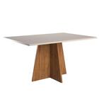 Mesa De Jantar Retangular Passion 1,20m 4 Lugares Tampo Off W