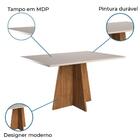 Mesa De Jantar Retangular Passion 1,20m 4 Lugares Tampo Off W