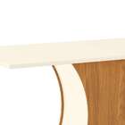 Mesa De Jantar Retangular Selena Off White E Nature 160 Cm