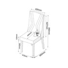 Mesa De Jantar Retangular Splendore Com 8 Cadeiras Madeira Ma