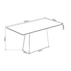 Mesa De Jantar Retangular Splendore Com 8 Cadeiras Madeira Ma