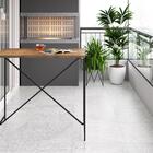 Mesa De Jantar Retangular Steel Quadra Vermont E Preta 60 Cm