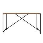 Mesa De Jantar Retangular Steel Quadra Vermont E Preta 69 Cm