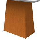 Mesa De Jantar Retangular Tampo Com Vidro Bella 120 Cm Off Wh