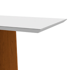 Mesa De Jantar Retangular Tampo Com Vidro Sabrina 120 Cm Off