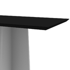 Mesa De Jantar Retangular Tampo Com Vidro Sabrina 160 Cm Pret