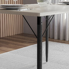 Mesa De Jantar Retangular Tóquio Avelã 120 Cm - D'rossi