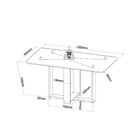 Mesa De Jantar Retangular Ville 120x90cm Com 4 Cadeiras Venus