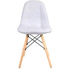 Mesa De Jantar Rivera Branco F01 Com 04 Cadeiras Eiffel Charl