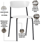 Mesa De Jantar Rivera Industrial Nature F01 Com 04 Cadeiras F