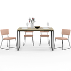 Mesa De Jantar Rivera Nature 136cm Com 04 Cadeiras Allana Bas