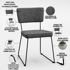 Mesa De Jantar Rivera Nature Com 04 Cadeiras Allana Base Em A