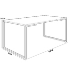 Mesa De Jantar Rivera Nature F01 Com 08 Cadeiras Ayla Preto B