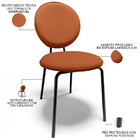 Mesa De Jantar Rivera Preto 90cm Com 04 Cadeiras Industrial É