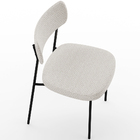 Mesa De Jantar Rivera Preto 90cm Com 06 Cadeiras Industrial M