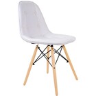 Mesa De Jantar Rivera Preto F01 Com 04 Cadeiras Eiffel Charle