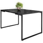 Mesa De Jantar Rivera Preto F01 Com 04 Cadeiras Eiffel Charle