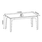 Mesa De Jantar Rouge 1700x900 Com 6 Cadeiras Golden Dj Móveis