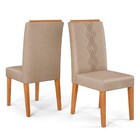 Mesa De Jantar Rute 160cm Com 6 Cadeiras Yasmin D04 Carvalho