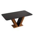 Mesa De Jantar Rute 160cm Com 6 Cadeiras Yasmin D04 Freijó/pr