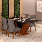 Mesa De Jantar Rute Com 4 Cadeiras Lidia - Pr Móveis