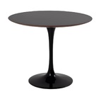 Mesa De Jantar Saarinen 90cm Mdf Preta