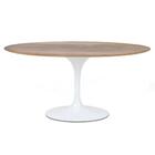 Mesa De Jantar Saarinen Oval 120x80 Cm Antíqua - Branco