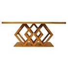 Mesa De Jantar Sabana Retangular Carvalho 200x100cm Pes Nogal