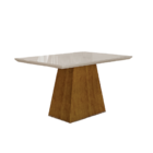 Mesa De Jantar Slim Retangular Tampo Copo Mdf-vidro 160cm Pam