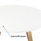 Mesa De Jantar Sofia Com 4 Cadeiras - Castanho/branco