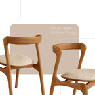 Mesa De Jantar Soláris 220cm Madeira Tampo Laminado Orgânico