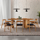 Mesa De Jantar Soláris 220cm Madeira Tampo Laminado Orgânico