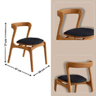 Mesa De Jantar Soláris 220cm Madeira Tampo Laminado Orgânico