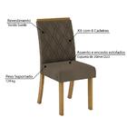 Mesa De Jantar Solus C/ 6 Cadeiras Vita - Nature/off White/m