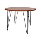 Mesa De Jantar Spectro Redonda  Ø1060x750 - Preto Amêndoa
