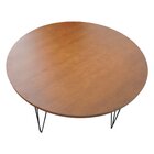 Mesa De Jantar Spectro Redonda  Ø1060x750 - Preto Amêndoa