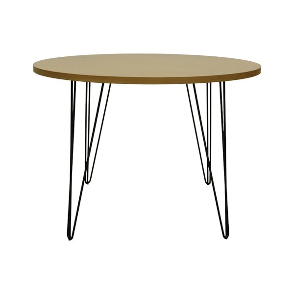 Mesa De Jantar Spectro Redonda  Ø1060x750 - Preto Natural