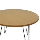 Mesa De Jantar Spectro Redonda  Ø1060x750 - Preto Natural