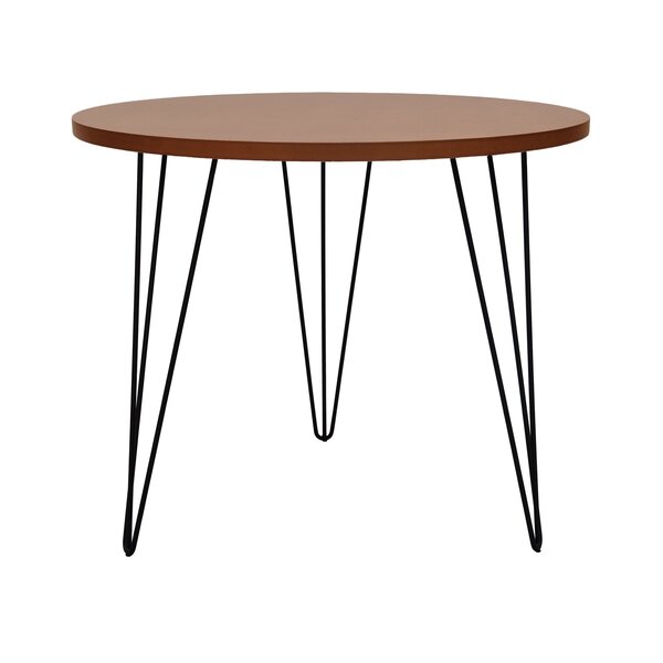 Mesa De Jantar Spectro Redonda  Ø900x750 - Preto Amêndoa